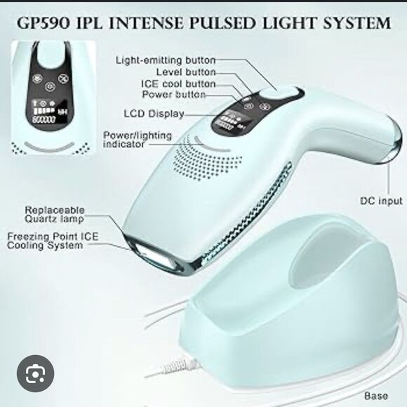 Deess IPL Beauty Device, hair removal, skin rejuvenation & acne treatment NIB - Picture 4 of 5